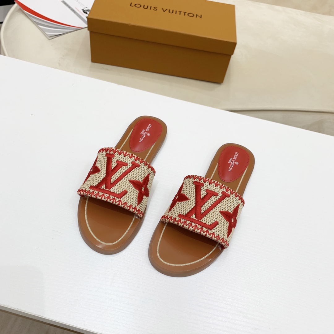 Louis Vuitton Lock It Flat Mule - PerfectKickZ