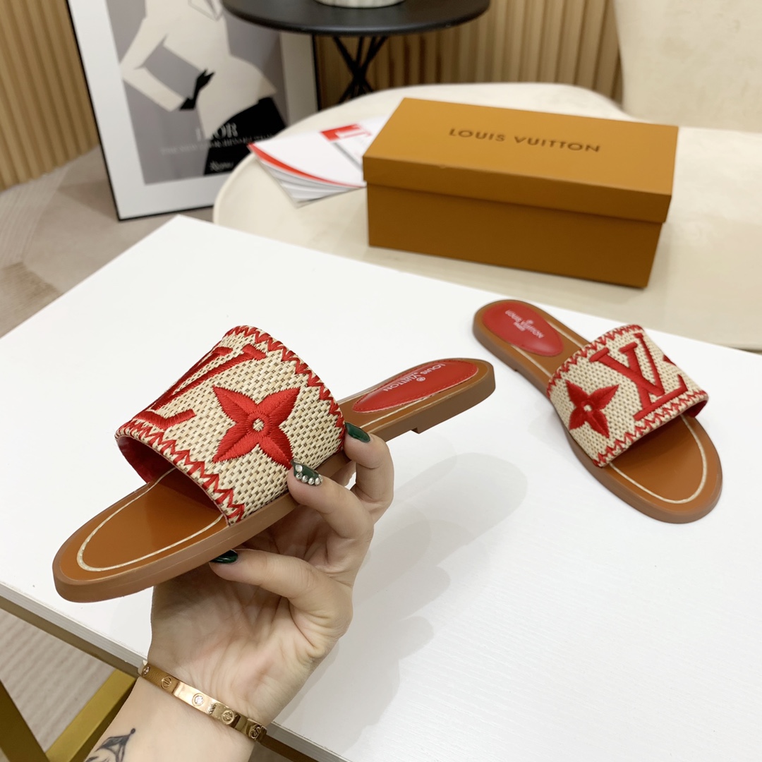 Louis Vuitton Lock It Flat Mule - PerfectKickZ