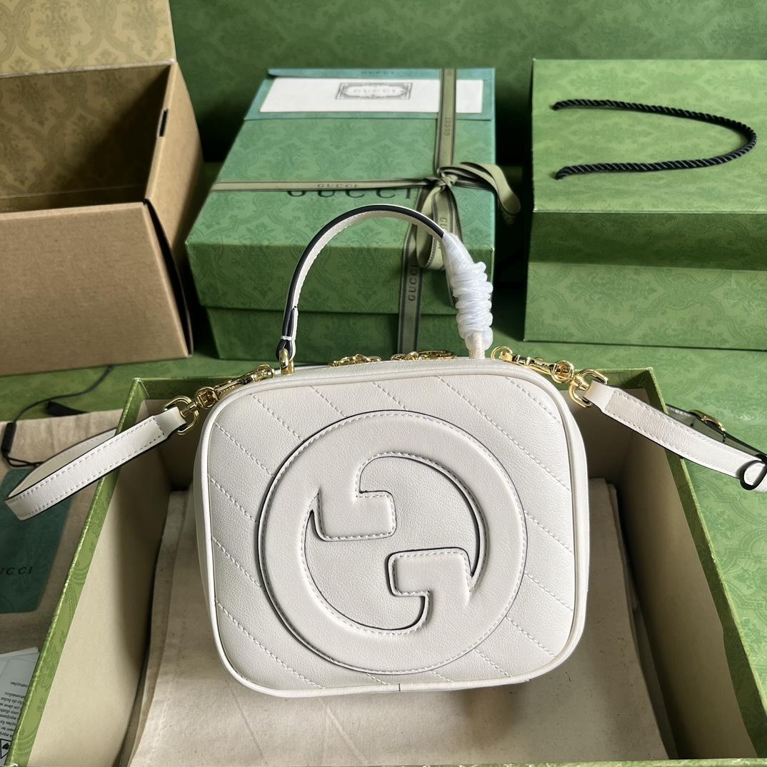 Gucci Blondie Top Handle Bag (17-15-9cm) - PerfectKickZ