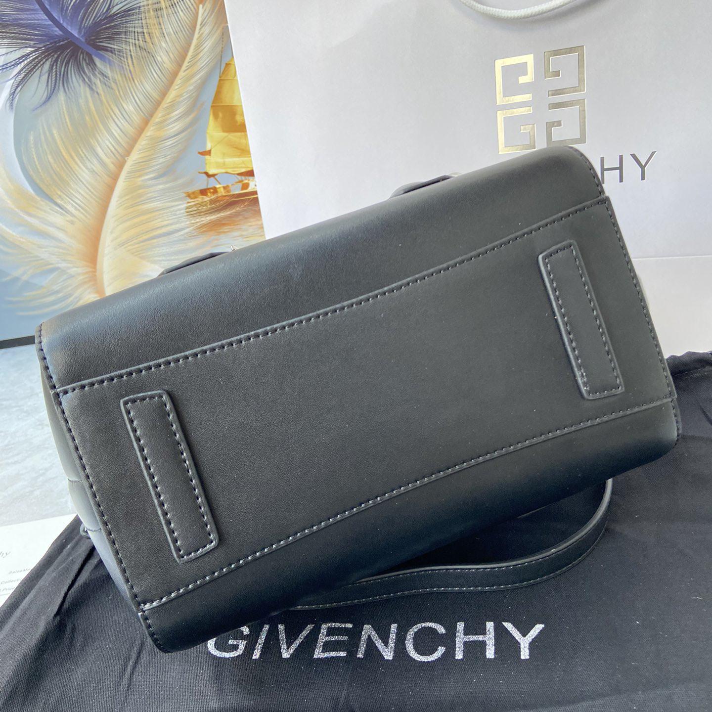 Givenchy Mini Antigona Lock Bag In Box Leather (23*27*13cm) - PerfectKickZ