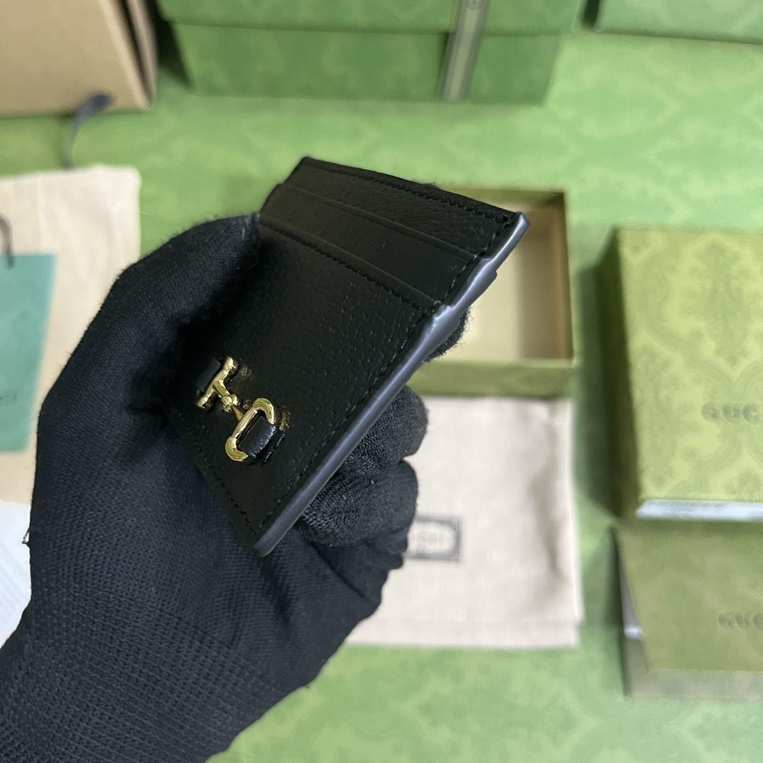 Gucci Card Case With Horsebit(10-7cm)    - PerfectKickZ
