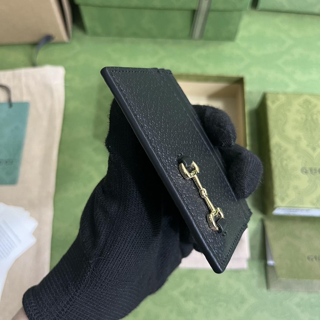 Gucci Card Case With Horsebit(10-7cm)    - PerfectKickZ