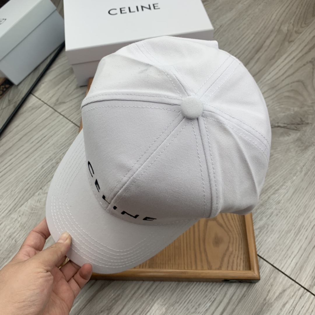Celine Baseball Cap In Cotton - PerfectKickZ
