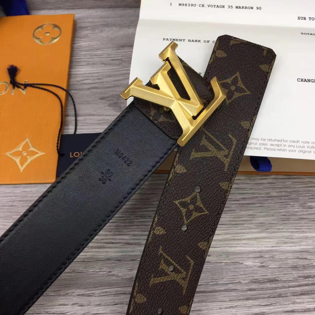 Louis Vuitton LV Initiales Reversible Belt   - PerfectKickZ