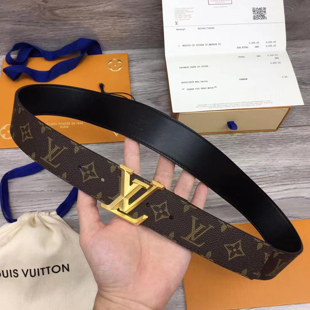 Louis Vuitton LV Initiales Reversible Belt   - PerfectKickZ