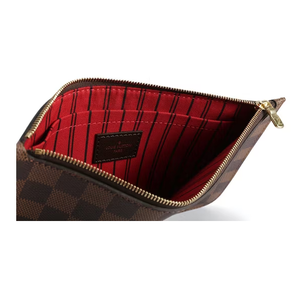 Louis Vuitton Damier Ebene Neverfull MM Pochette  - PerfectKickZ