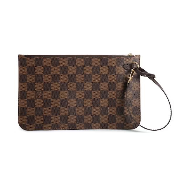 Louis Vuitton Damier Ebene Neverfull MM Pochette  - PerfectKickZ