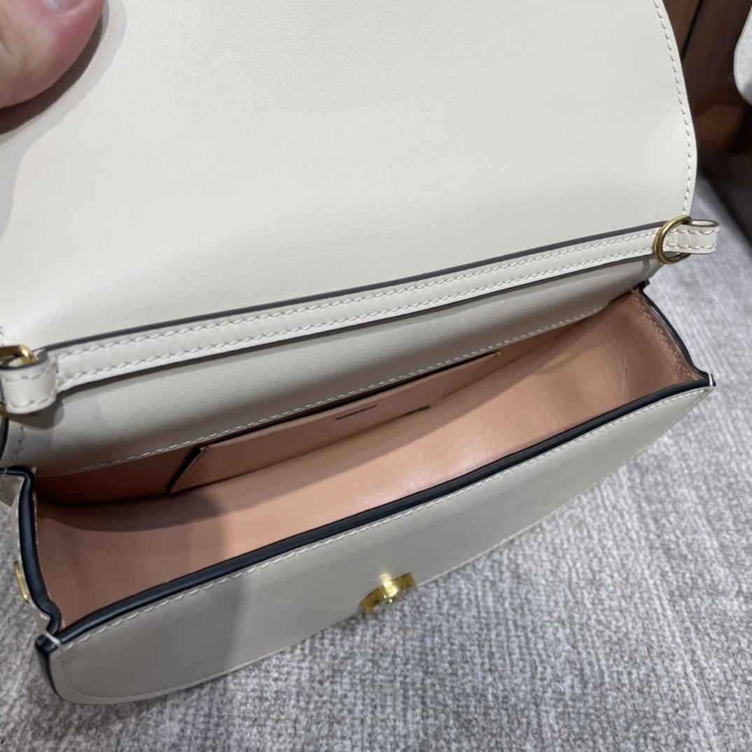 Chloe Women's White Nile Minaudiere Croc Bag (20*6.5*12cm) - PerfectKickZ