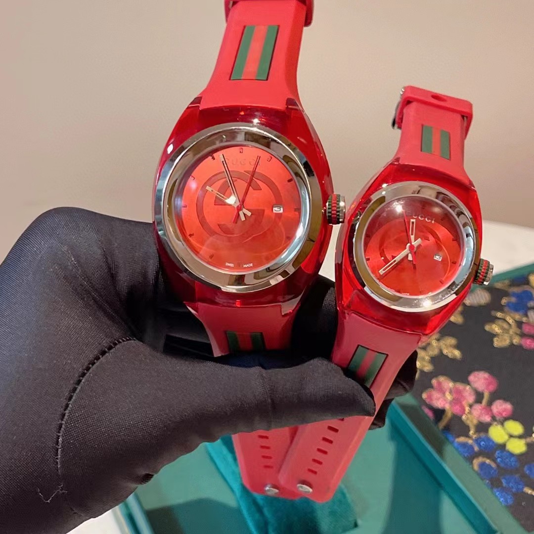 Gucci Style Silicon Round Party Style Quartz Watches - PerfectKickZ
