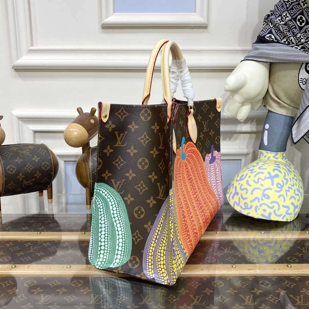 Louis Vuitton LV x YK OnTheGo MM (34*26*13cm) M46466 - PerfectKickZ