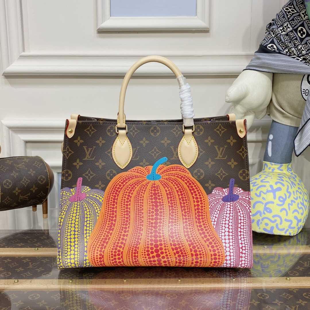 Louis Vuitton LV x YK OnTheGo MM (34*26*13cm) M46466 - PerfectKickZ