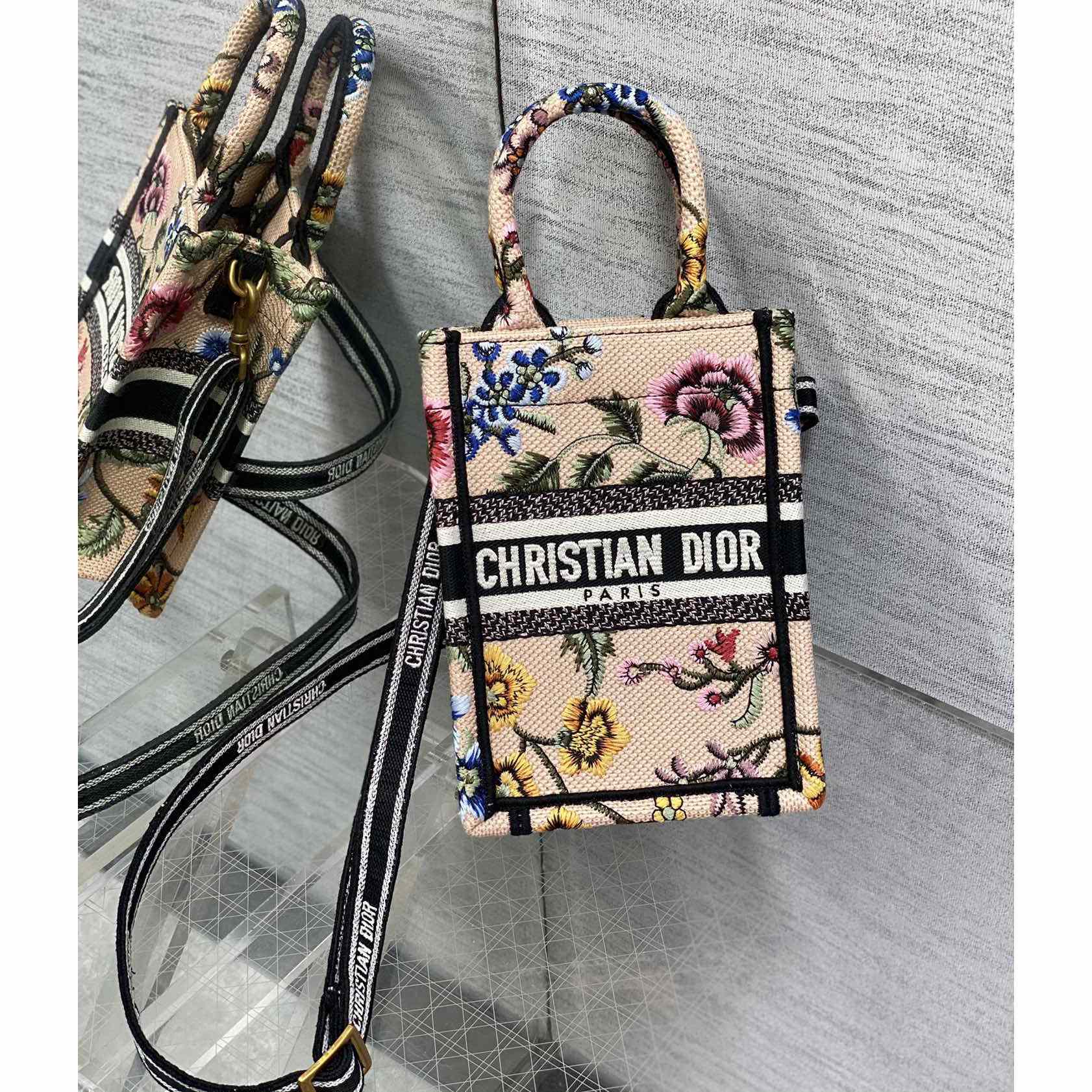 Dior Mini Dior Book Tote Phone Bag - PerfectKickZ