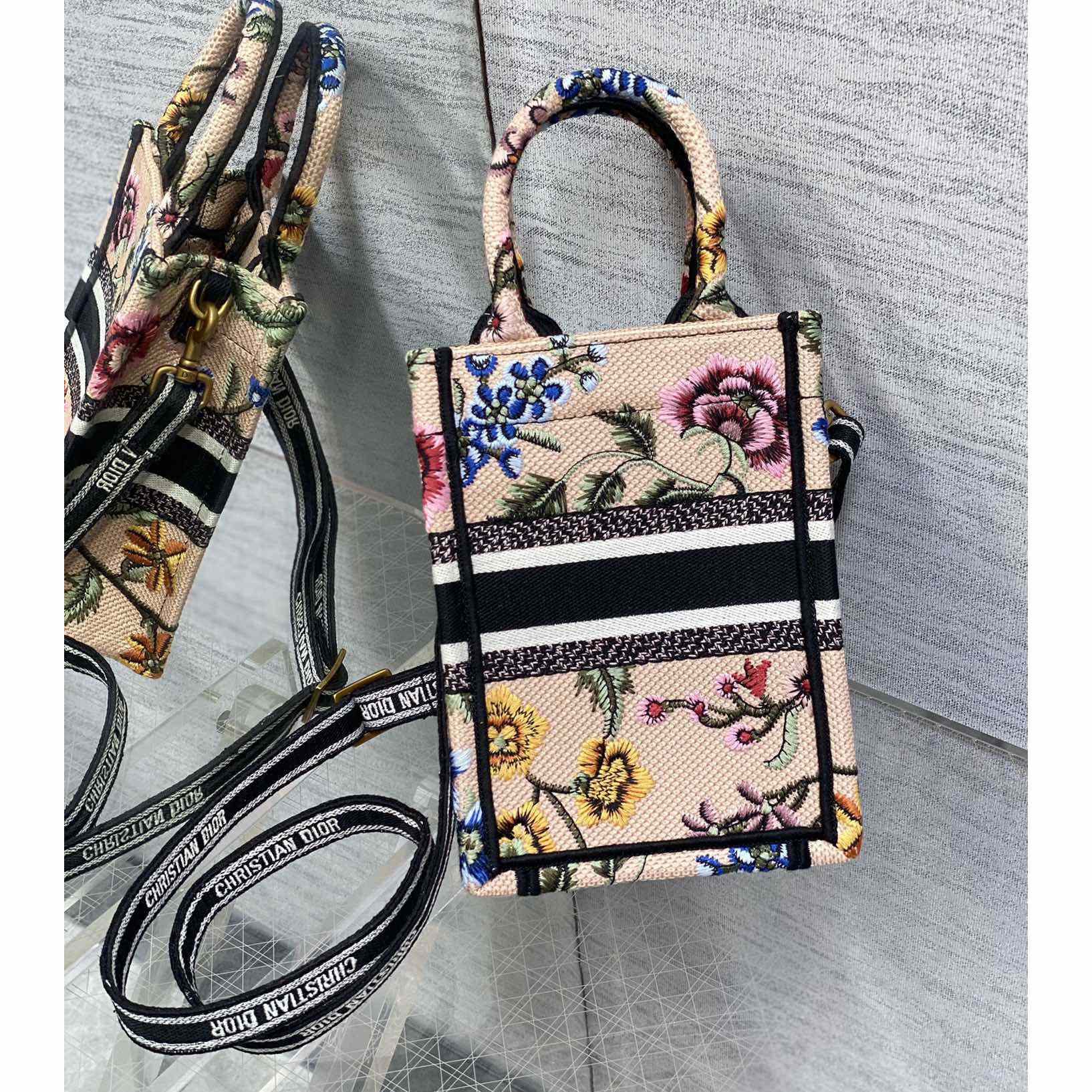 Dior Mini Dior Book Tote Phone Bag - PerfectKickZ