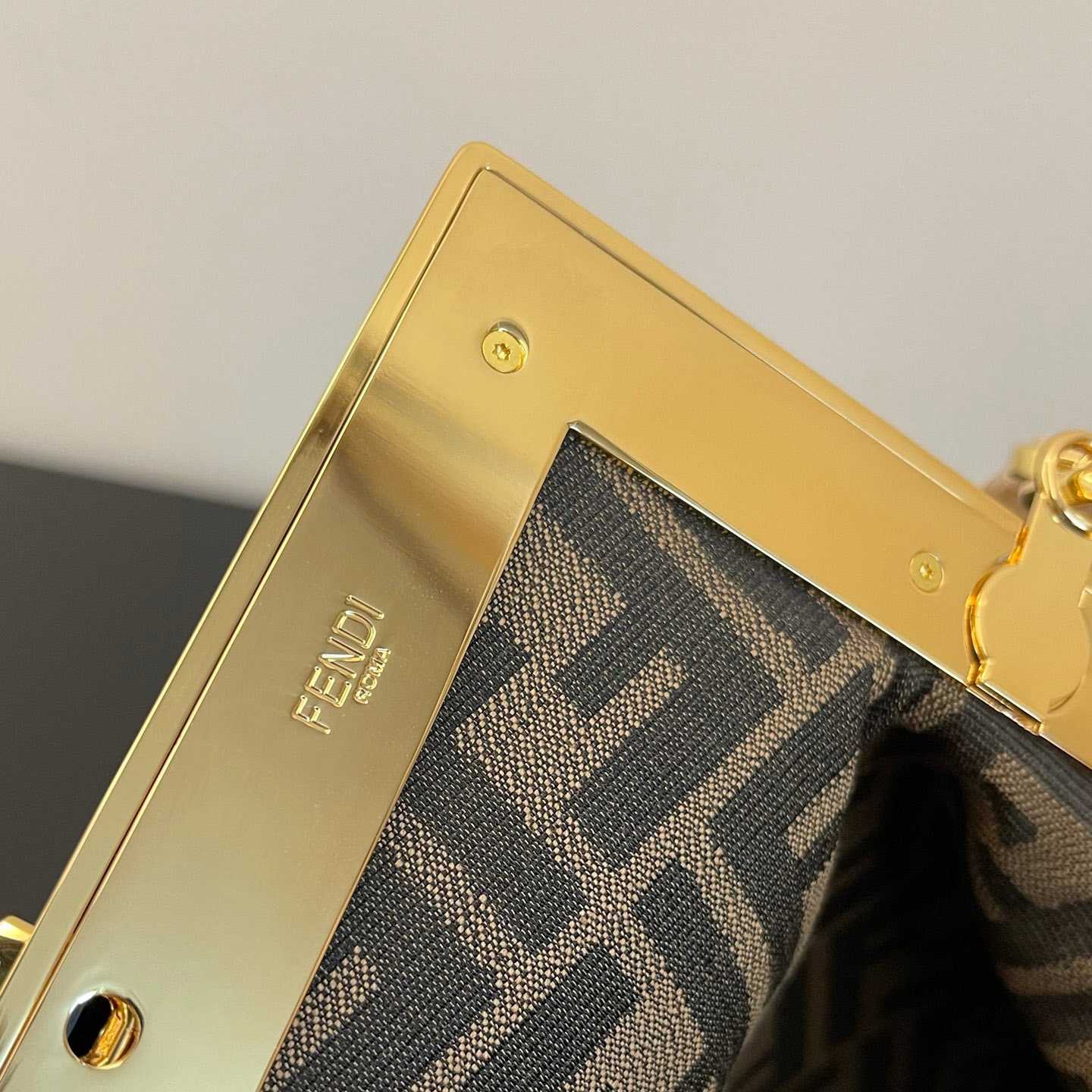 Fendi First Medium Brown Leather Bag - PerfectKickZ