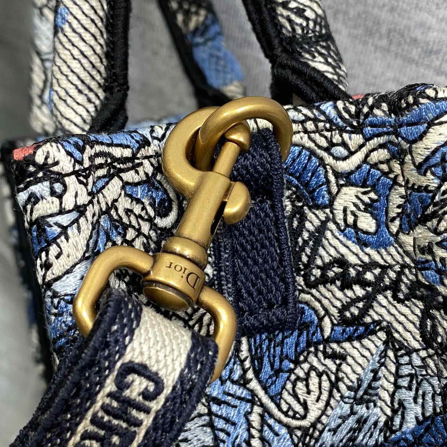 Dior Mini Dior Book Tote Phone Bag - PerfectKickZ