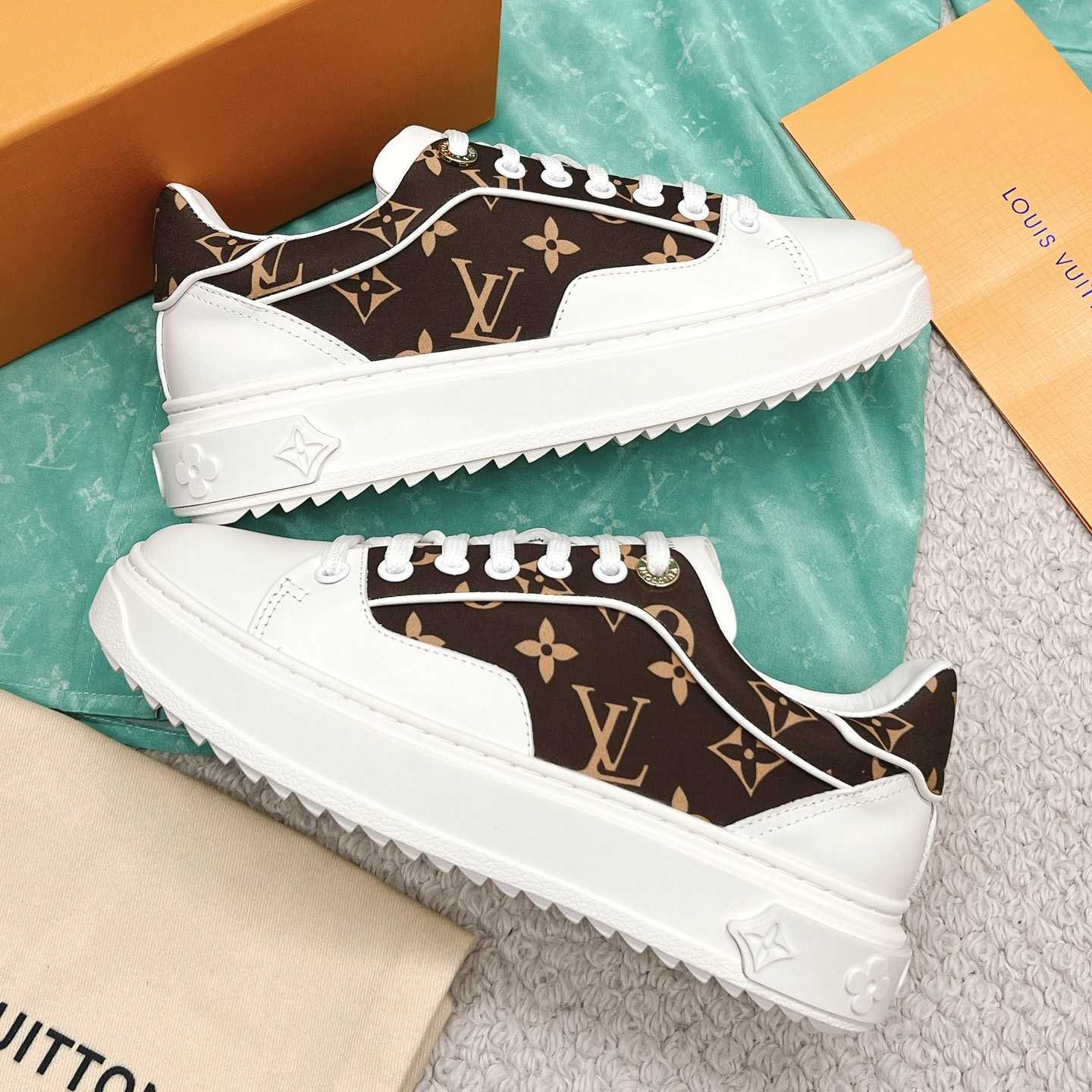 Louis Vuitton Time Out Sneaker (upon uk size)   - PerfectKickZ