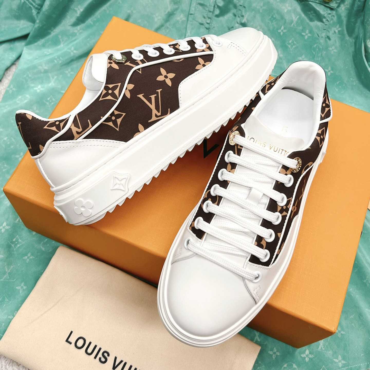 Louis Vuitton Time Out Sneaker (upon uk size)   - PerfectKickZ