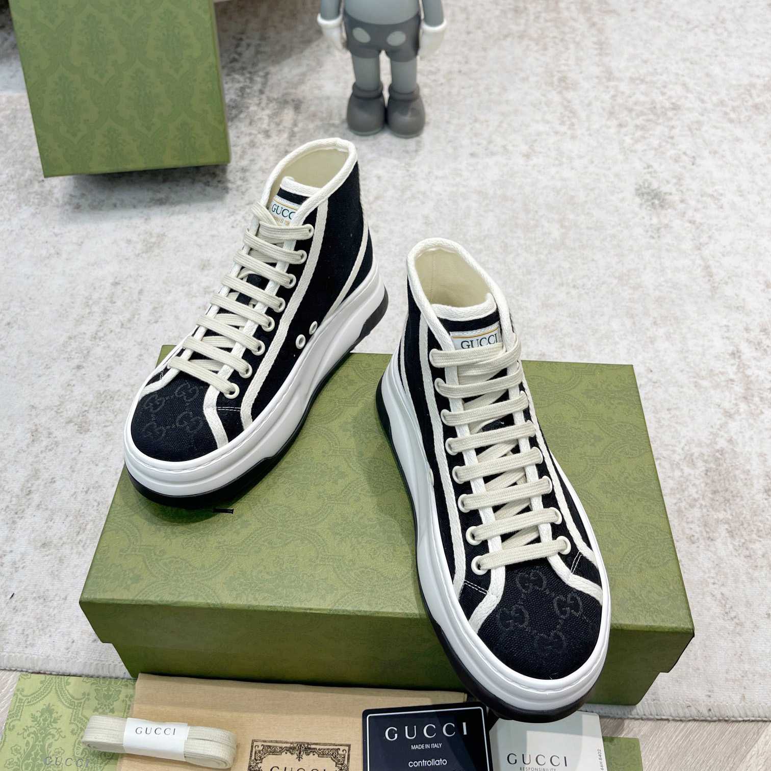 Gucci GG High Top Sneaker - PerfectKickZ