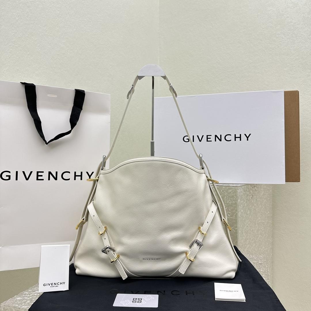 Givenchy Medium Voyou Bag In Leather(32-37-6.5cm) - PerfectKickZ