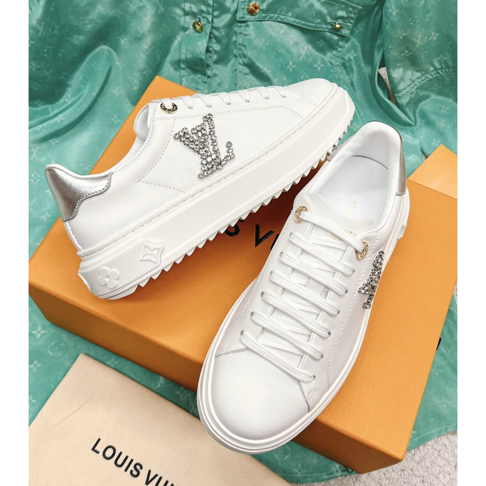 Louis Vuitton Time Out Sneaker (upon uk size)  1AAW10 - PerfectKickZ