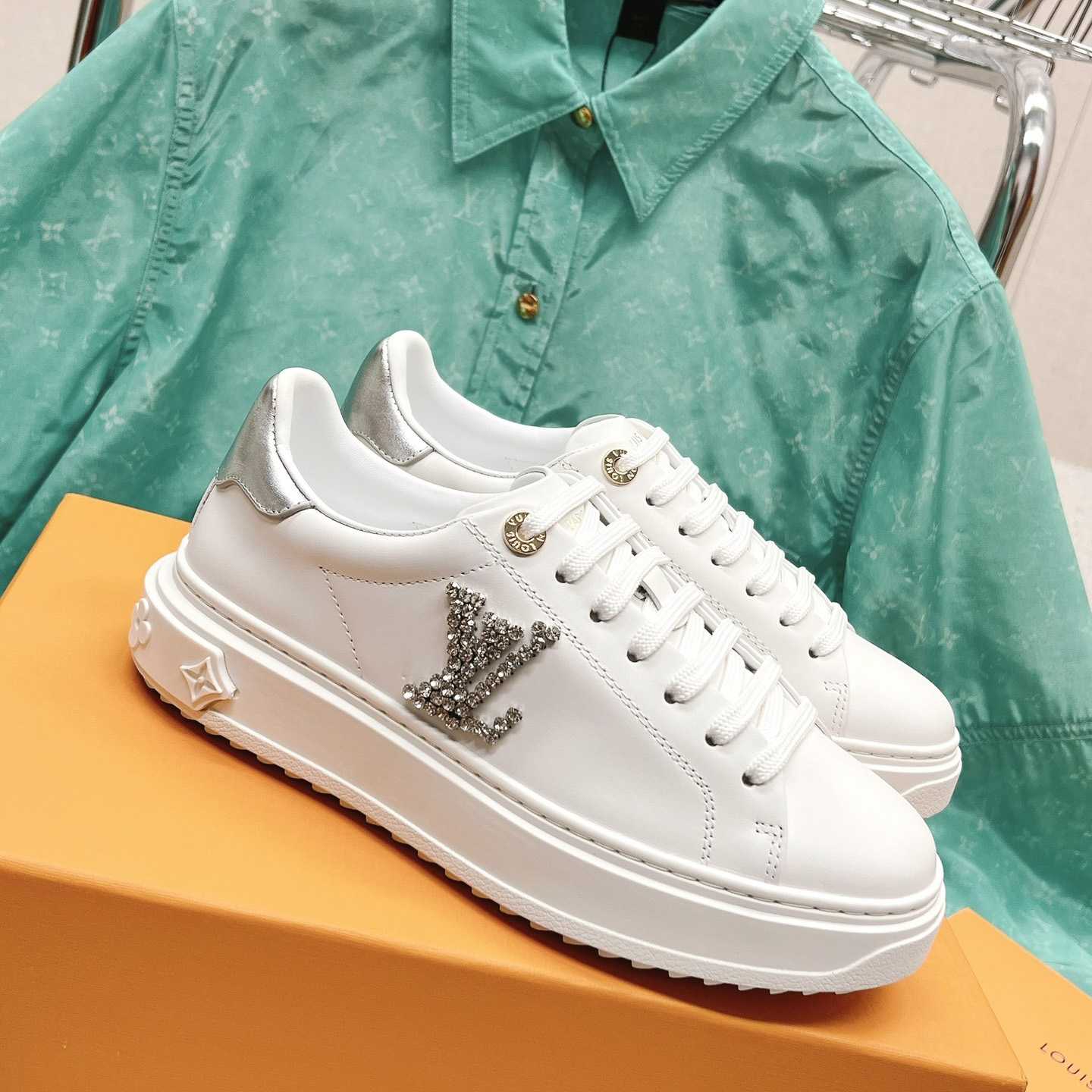 Louis Vuitton Time Out Sneaker (upon uk size)  1AAW10 - PerfectKickZ