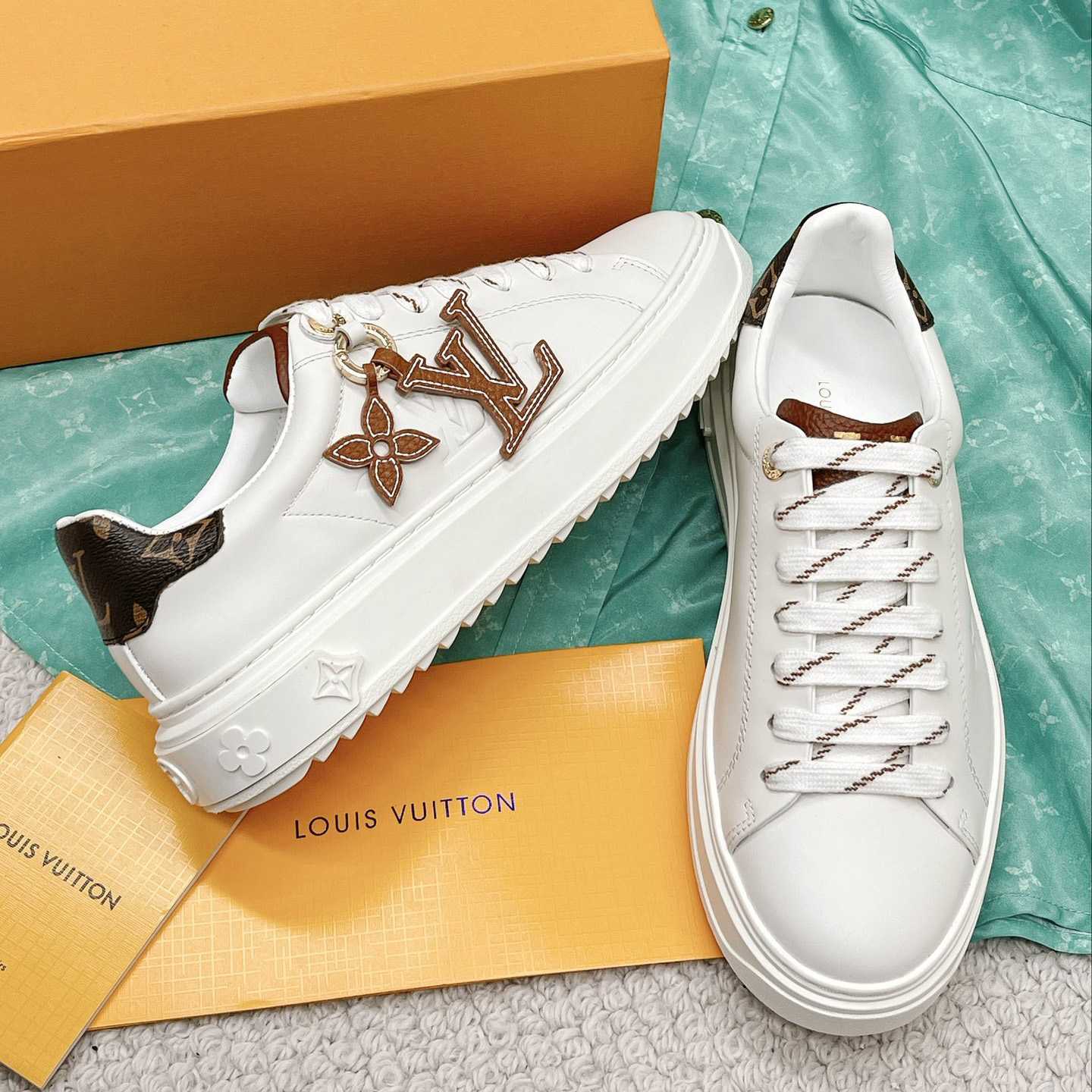 Louis Vuitton Time Out Sneaker (upon uk size)      - PerfectKickZ