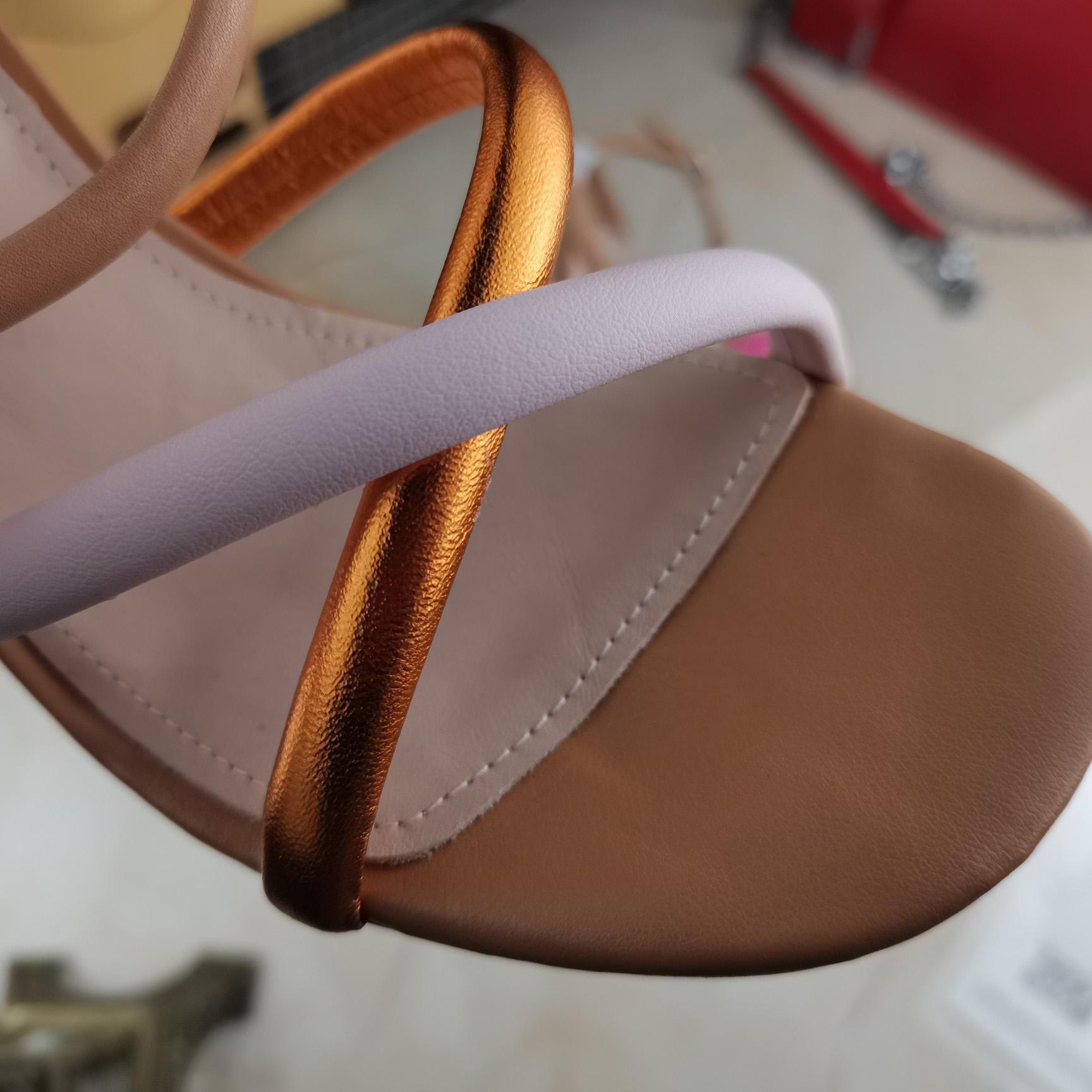 Fendi Women's Purple First Leather Sandal - PerfectKickZ