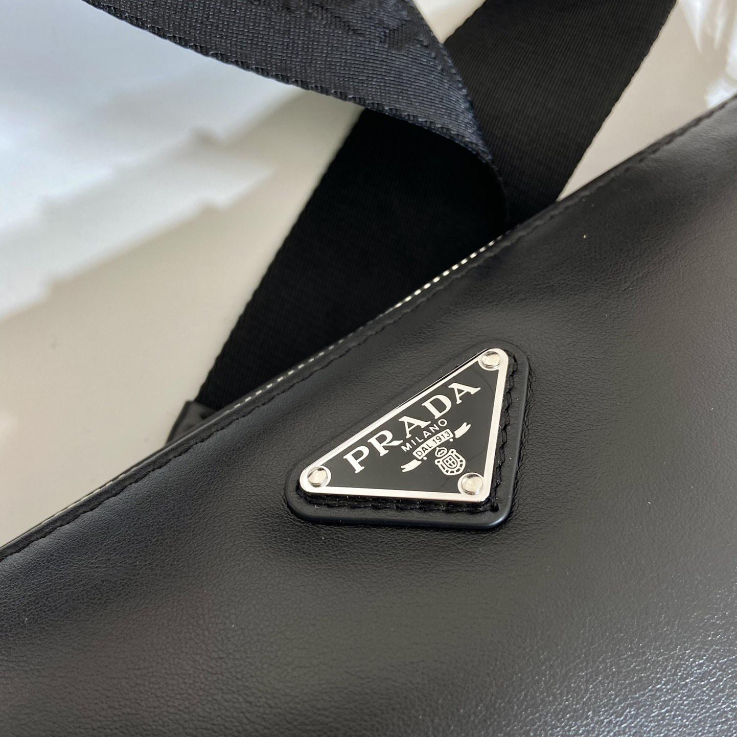 Prada Triangle Leather Bag - PerfectKickZ