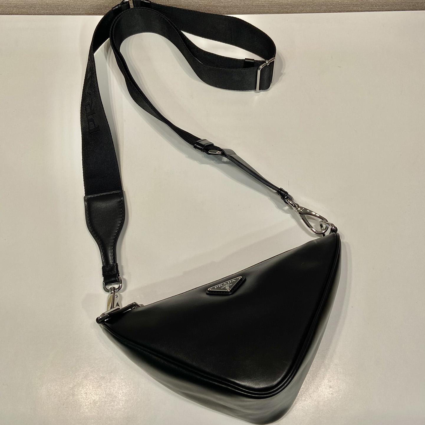 Prada Triangle Leather Bag - PerfectKickZ