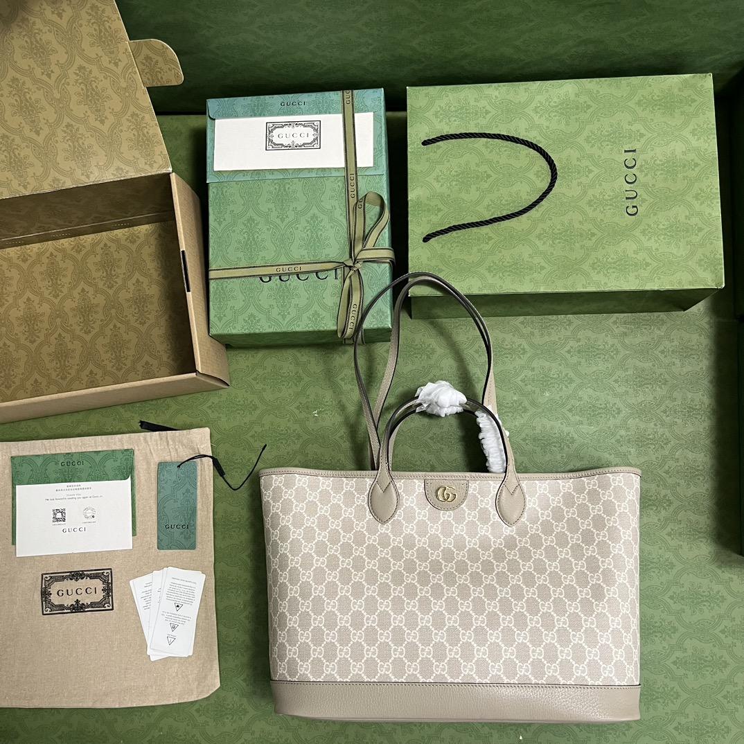 Gucci Ophidia Medium Tote Bag(38.5-28.5-15cm) - PerfectKickZ