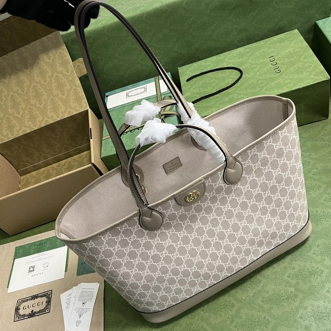 Gucci Ophidia Medium Tote Bag(38.5-28.5-15cm) - PerfectKickZ
