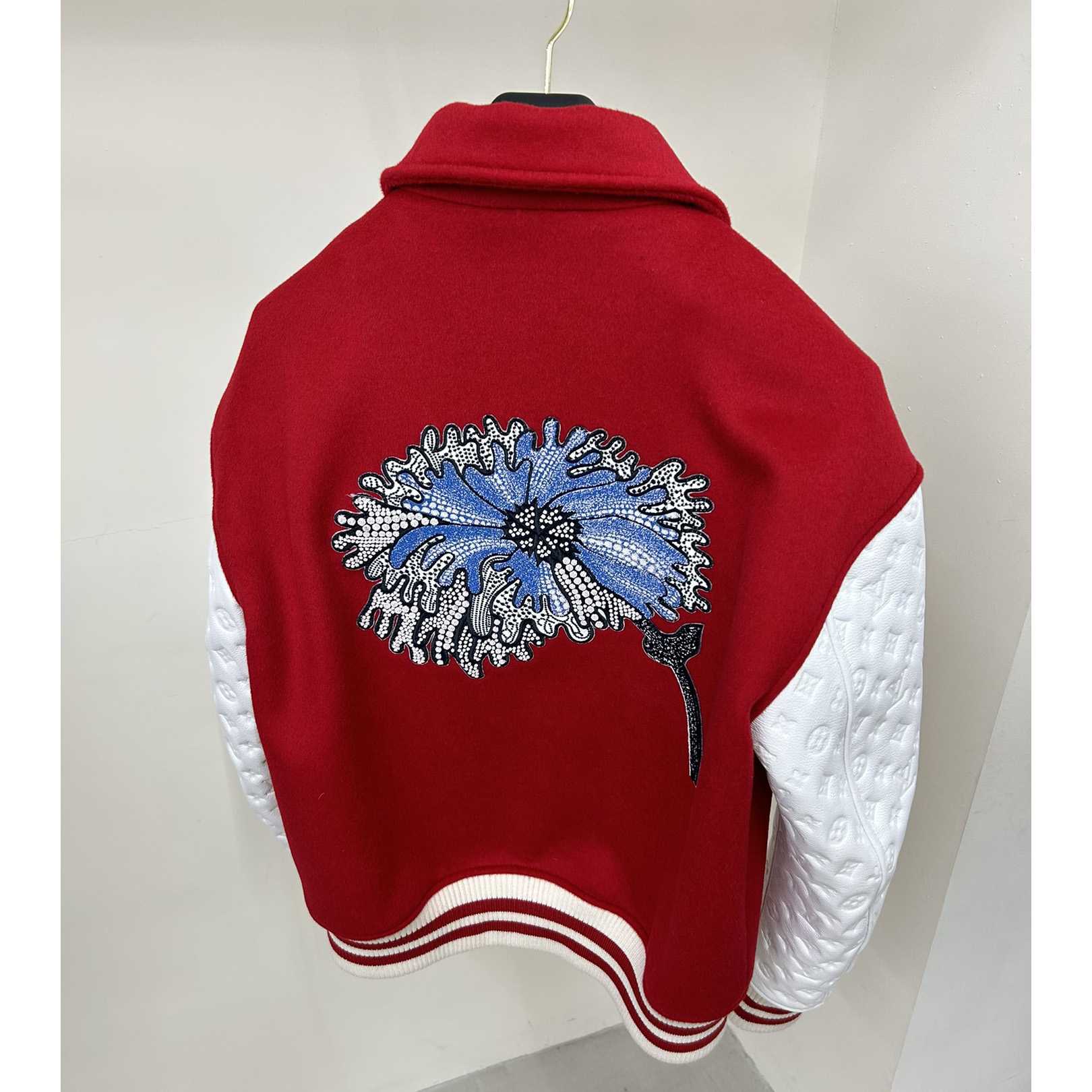 Louis Vuitton LV x YK Psychedelic Flower Embroidered Varsity Blouson   1AB8I2 - PerfectKickZ