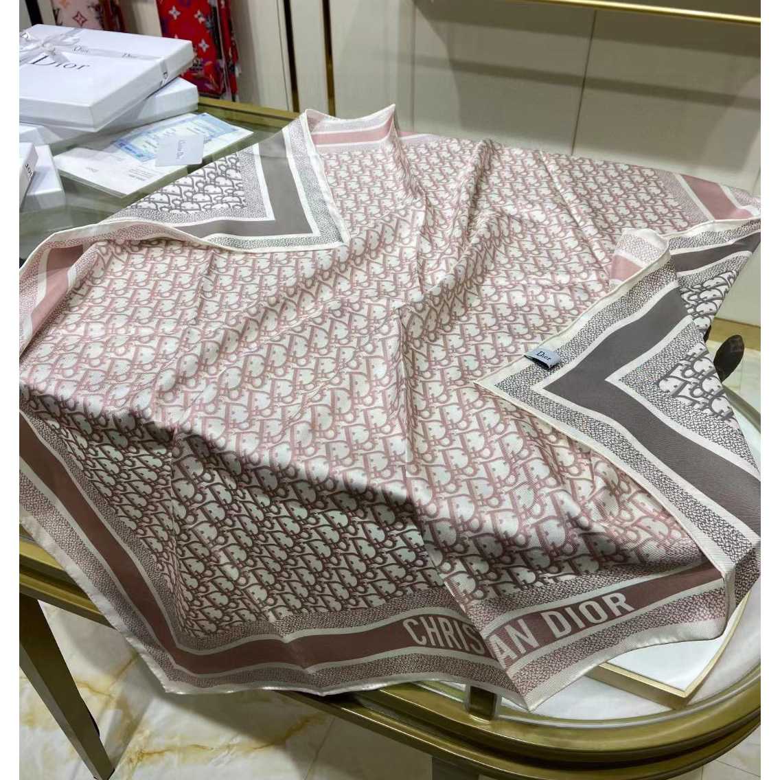 Dior Silk Oblique Scarf - PerfectKickZ