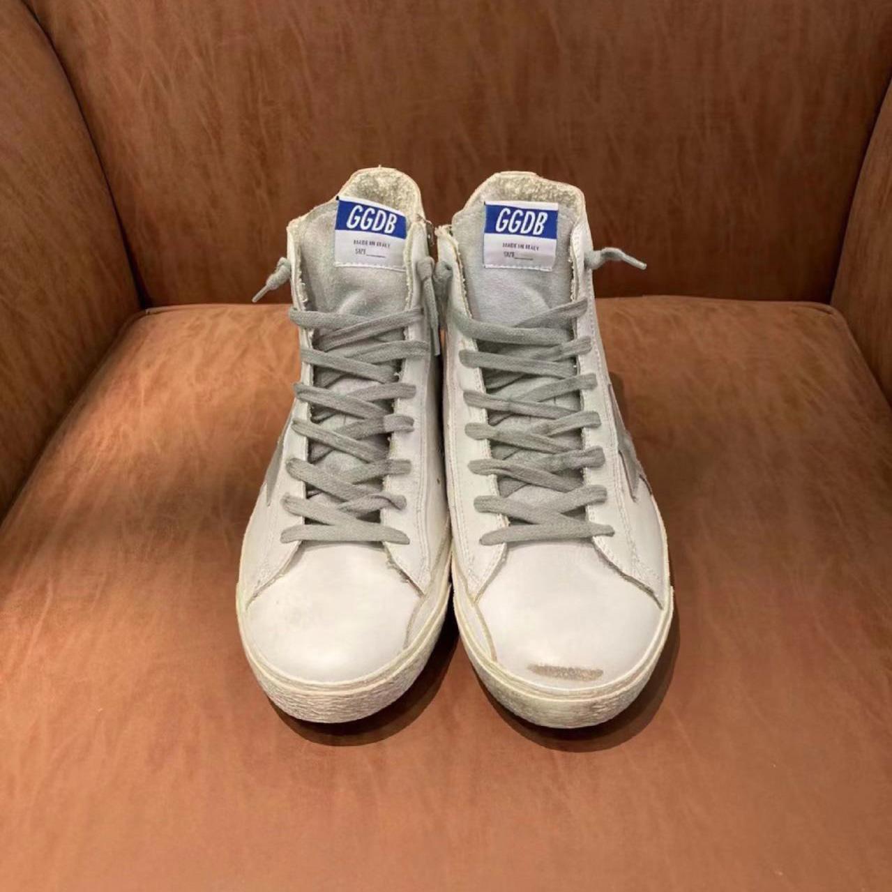 Golden Goose Francy Sneakers In Leather With Suede Star - PerfectKickZ