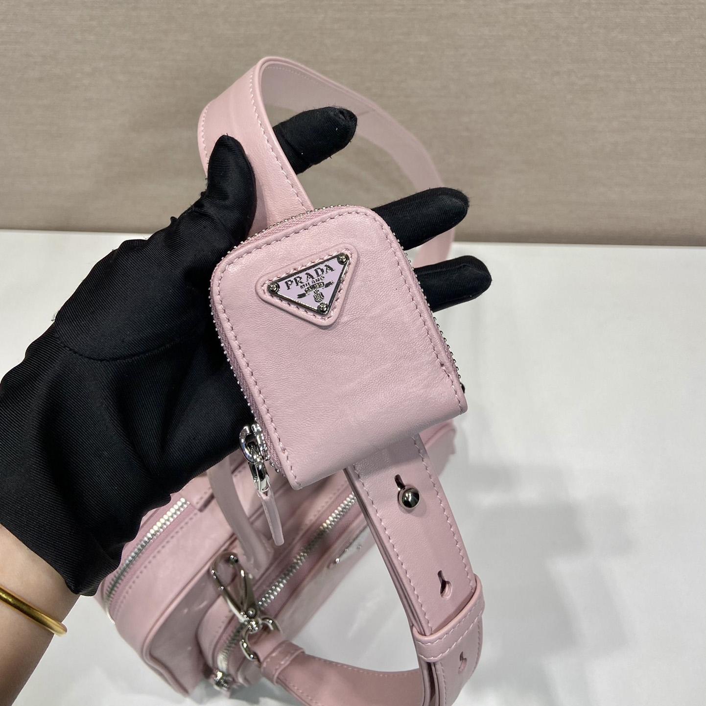 Prada Antique Nappa Leather Multi-pocket Top-handle Bag - PerfectKickZ
