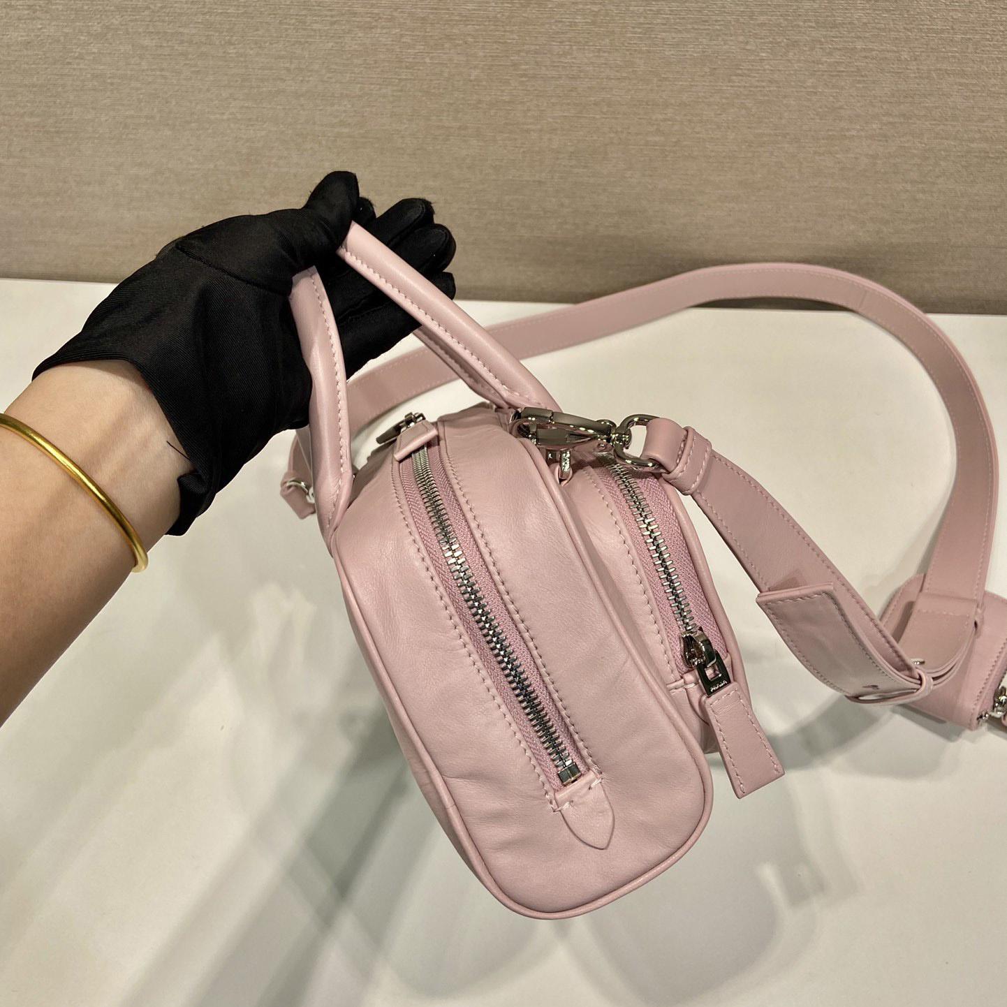 Prada Antique Nappa Leather Multi-pocket Top-handle Bag - PerfectKickZ