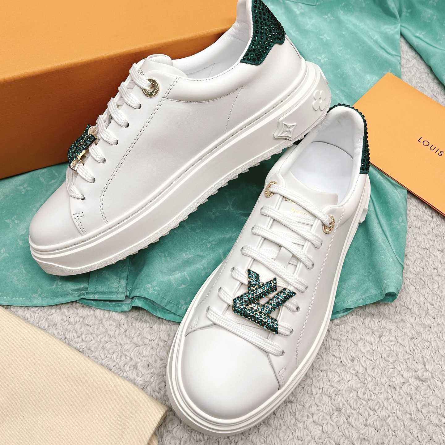 Louis Vuitton Time Out Sneaker (upon uk size)   - PerfectKickZ