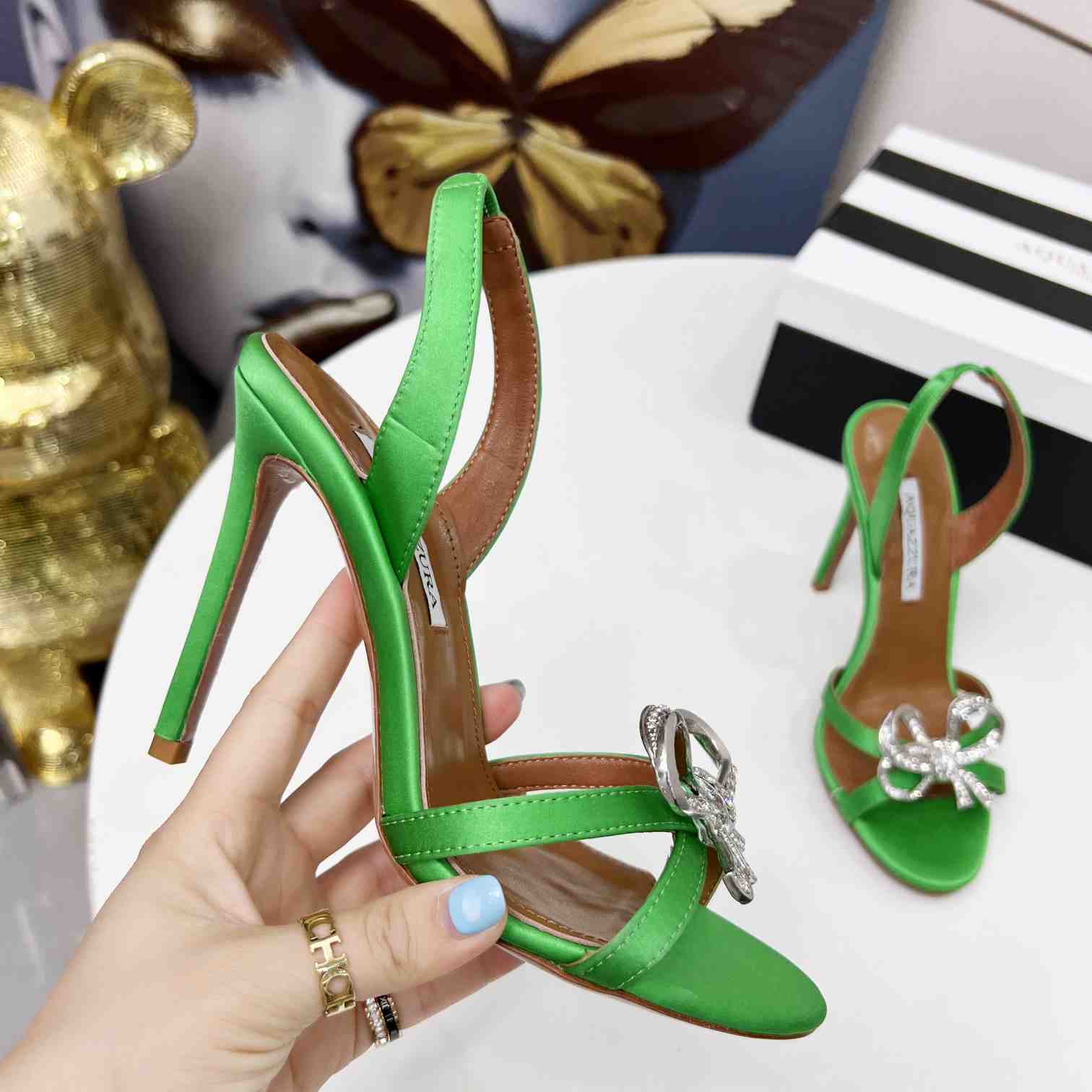 Aquazzura Babe Sandal 105 - PerfectKickZ
