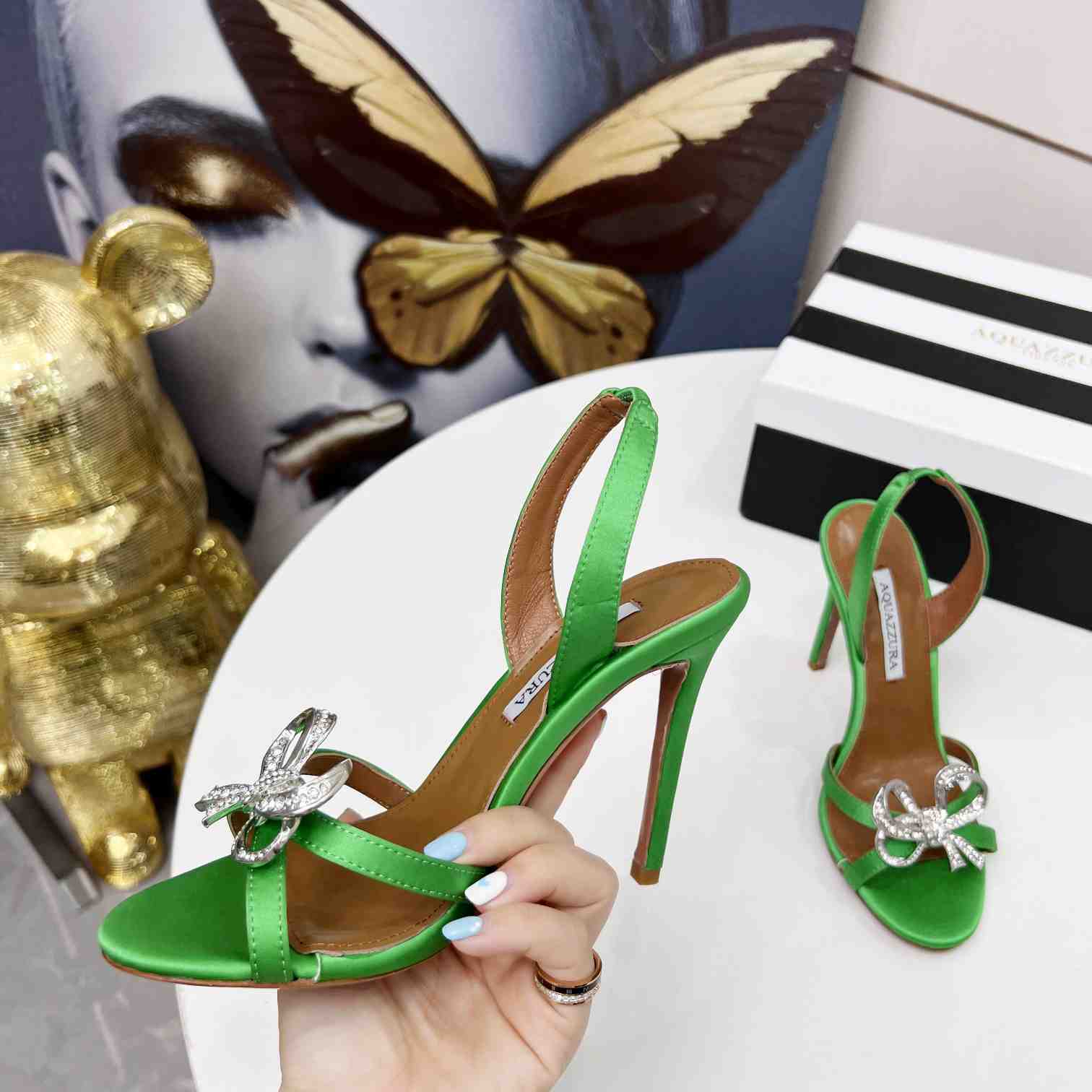 Aquazzura Babe Sandal 105 - PerfectKickZ
