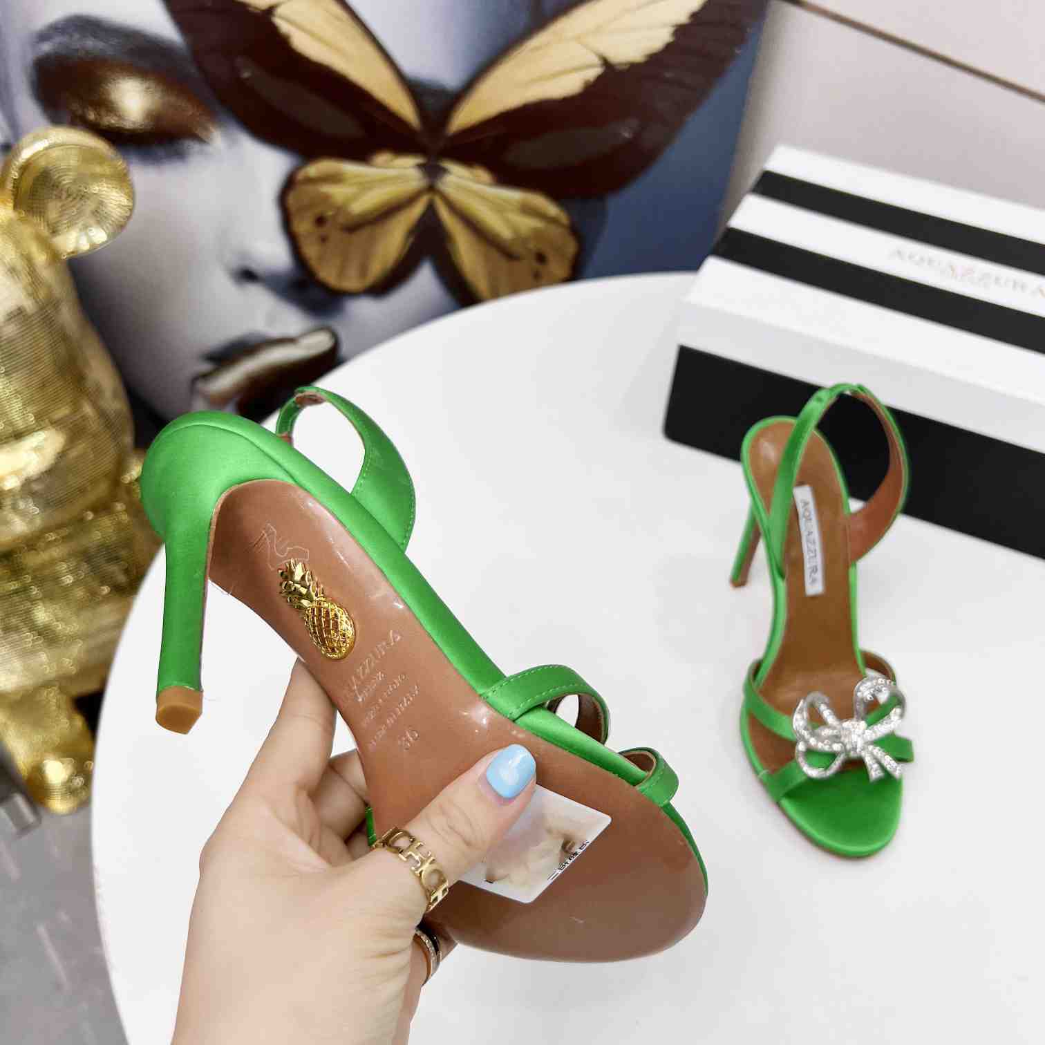 Aquazzura Babe Sandal 105 - PerfectKickZ
