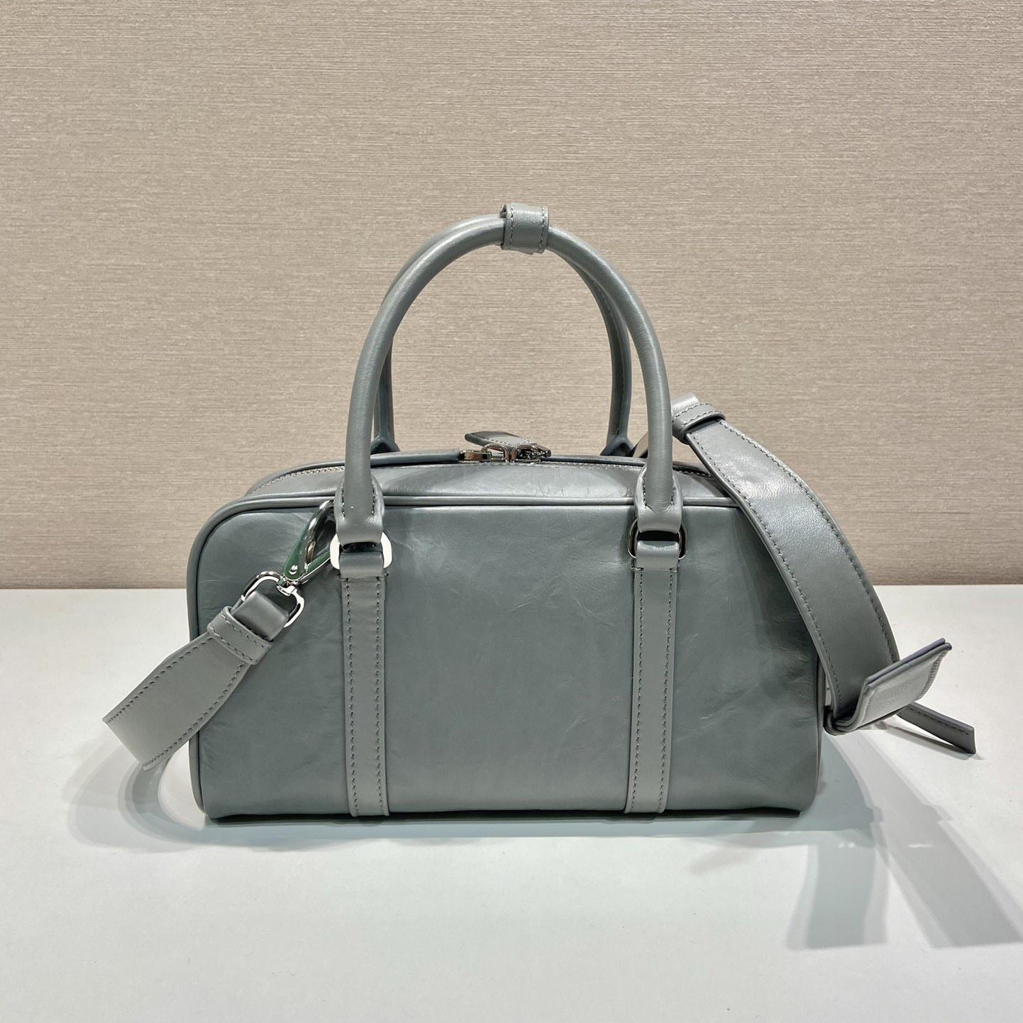 Prada Antique Nappa Leather Multi-pocket Top-handle Bag - PerfectKickZ