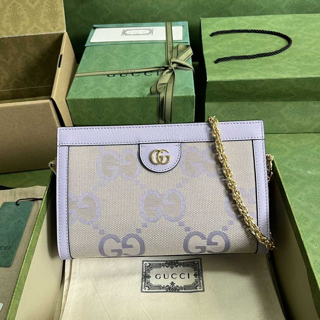 Gucci Ophidia Jumbo GG Small Shoulder Bag(26-17.5-8cm)  - PerfectKickZ