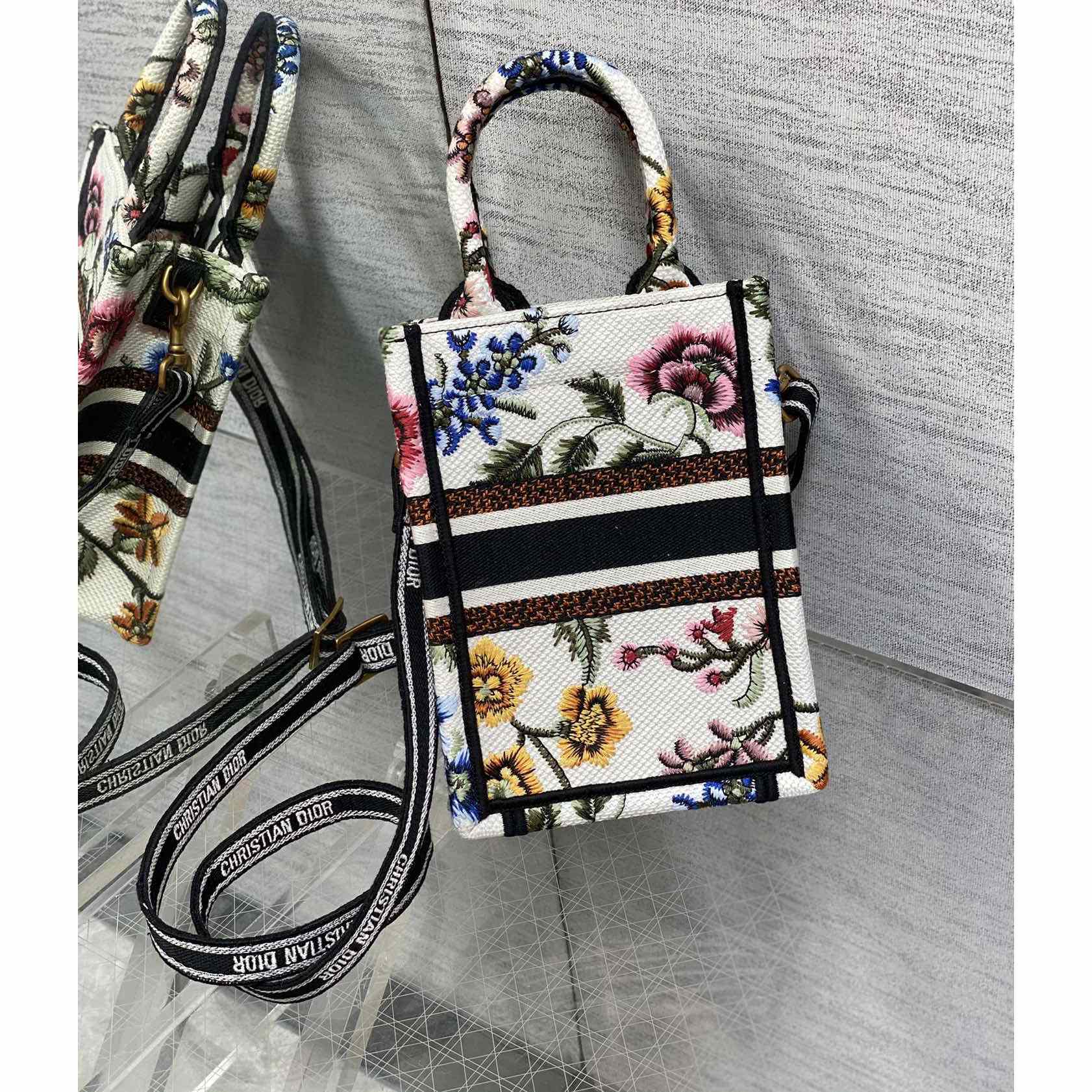 Dior Mini Dior Book Tote Phone Bag - PerfectKickZ