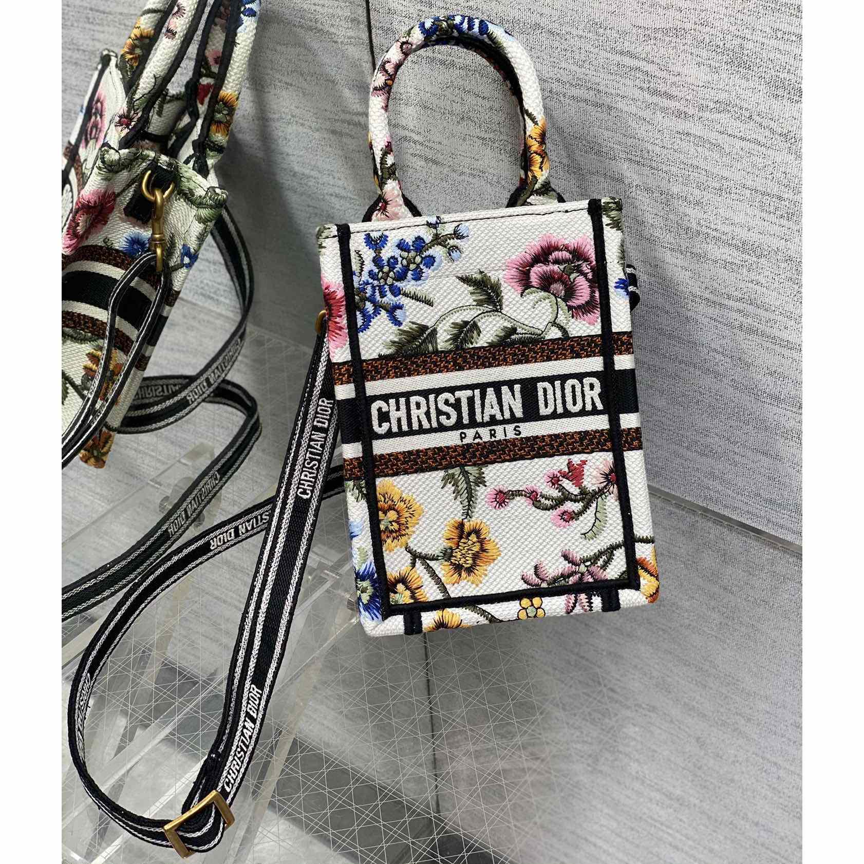 Dior Mini Dior Book Tote Phone Bag - PerfectKickZ