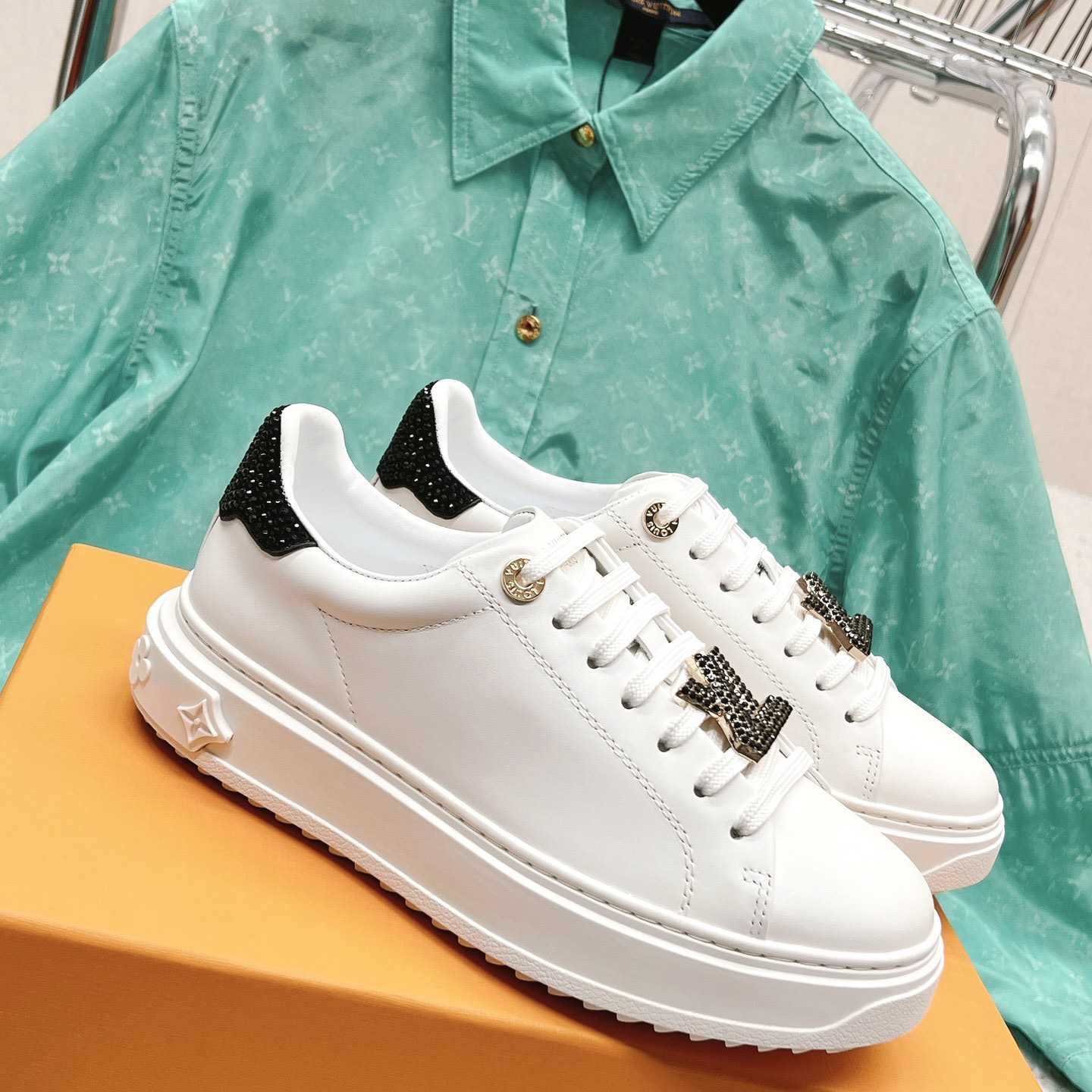 Louis Vuitton Time Out Sneaker (upon uk size)   - PerfectKickZ