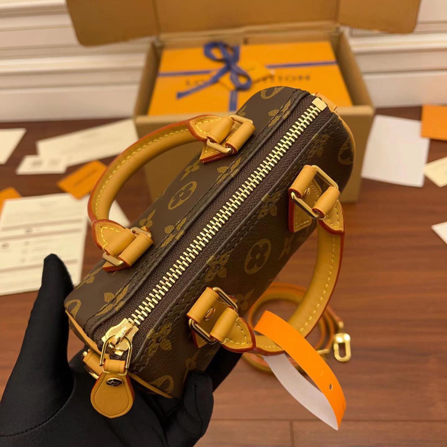 Louis Vuitton Monogram Nano Speedy Bandouliere   M81085 - PerfectKickZ