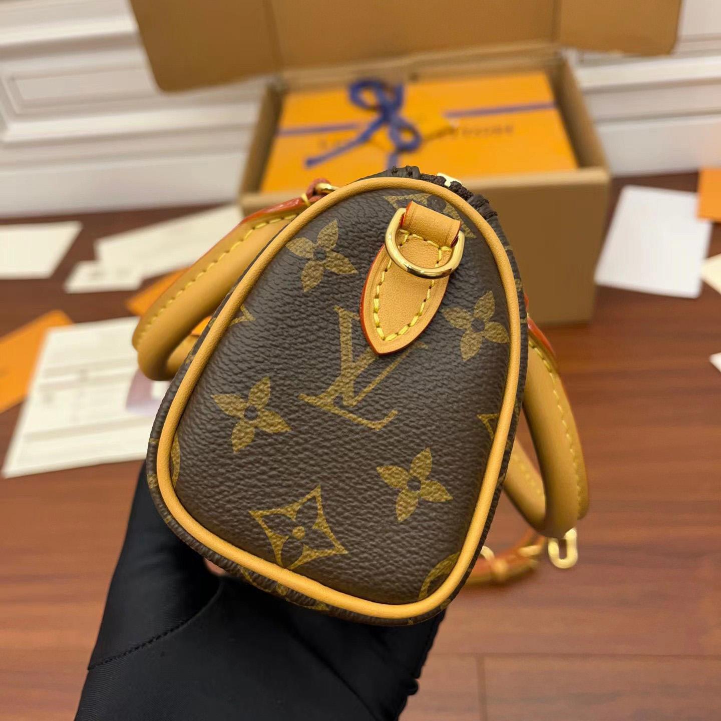 Louis Vuitton Monogram Nano Speedy Bandouliere   M81085 - PerfectKickZ