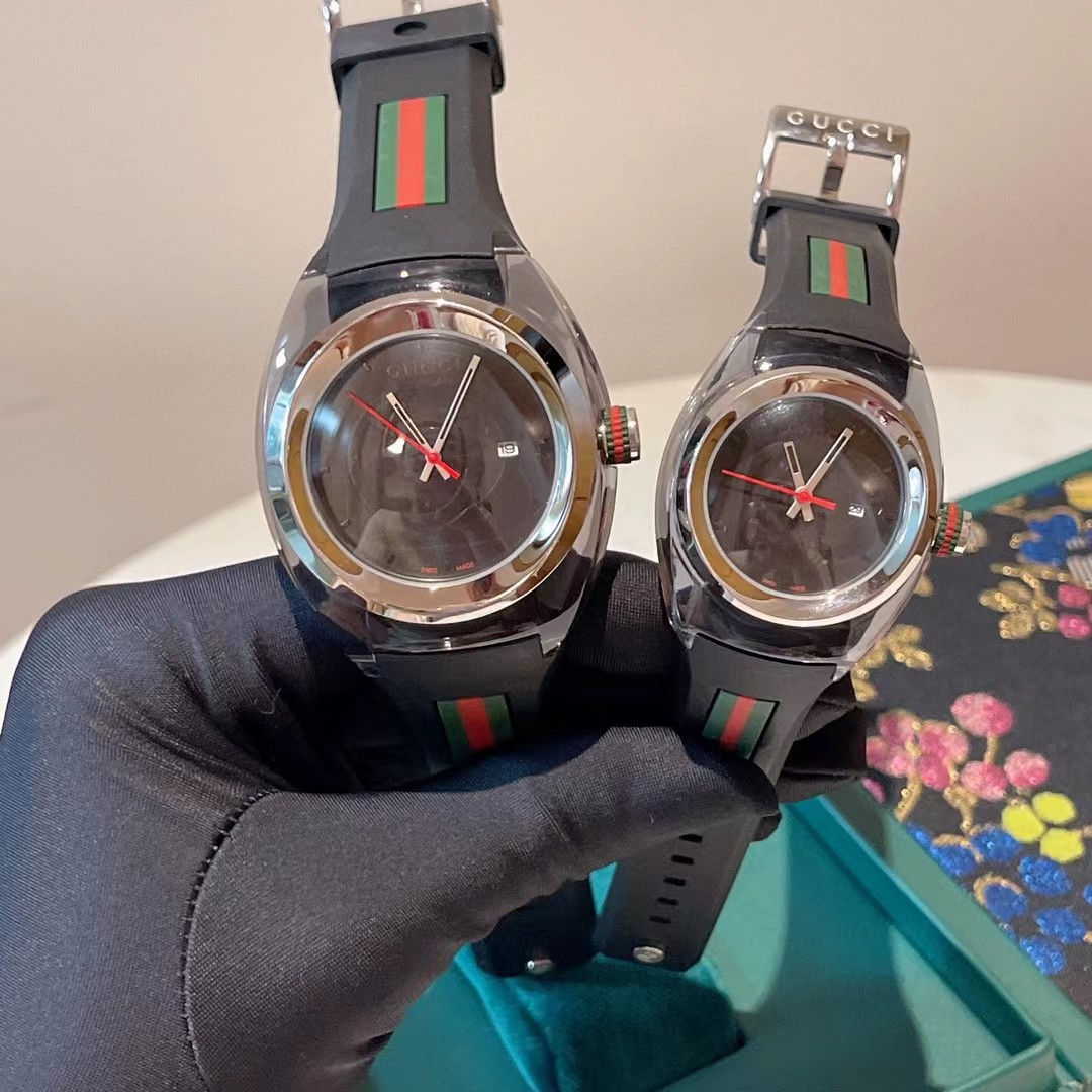 Gucci Style Silicon Round Party Style Quartz Watches - PerfectKickZ