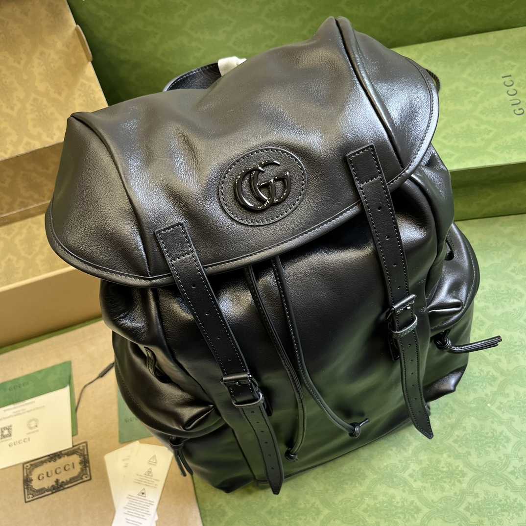 Gucci Backpack With Tonal Double G(38-44-15cm) - PerfectKickZ