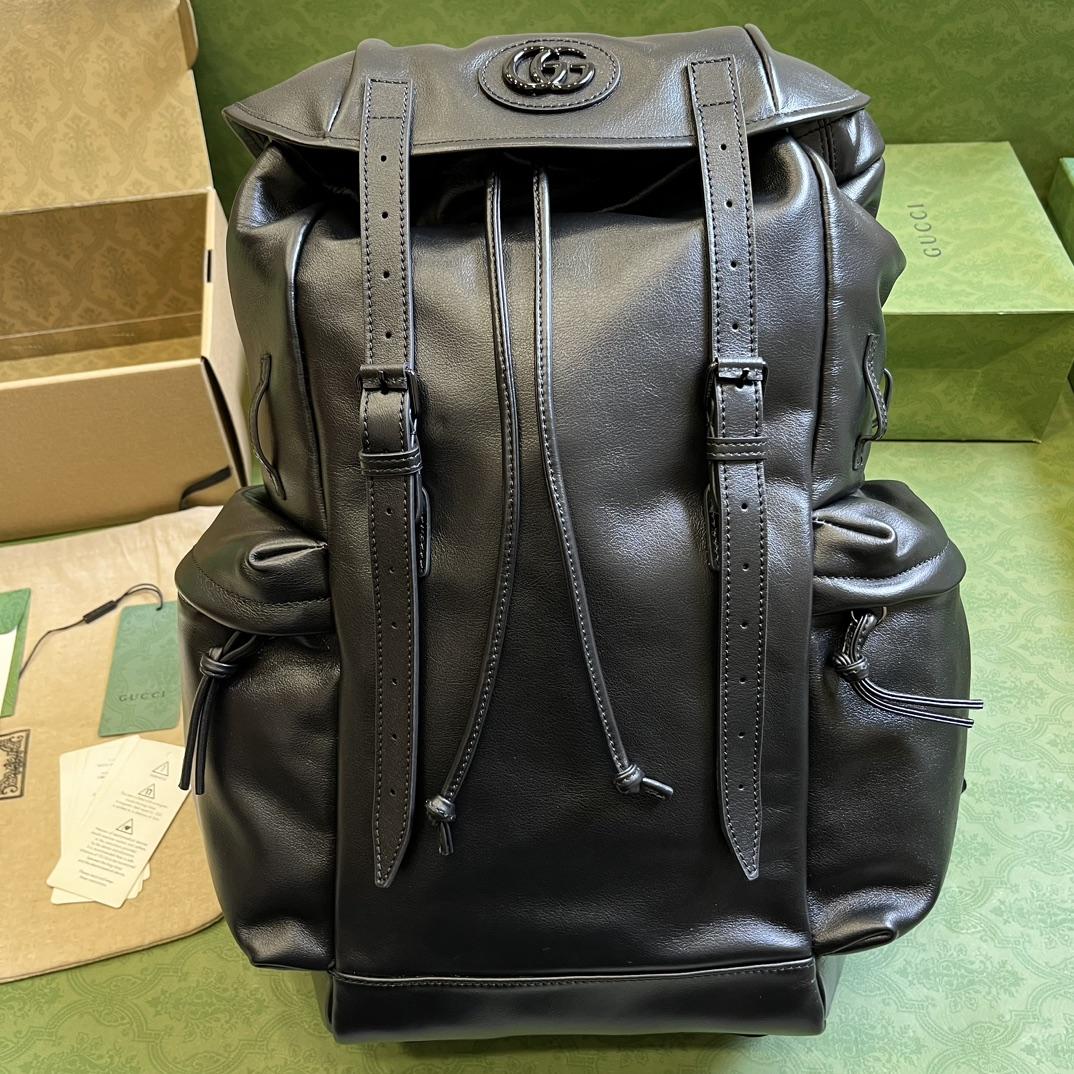 Gucci Backpack With Tonal Double G(38-44-15cm) - PerfectKickZ